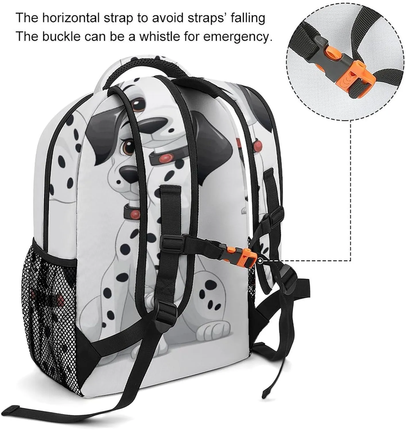 Small Backpacks Personalized Cute Dalmatian Printing Travel Bag Lightweight Travel Backpack For Women Men