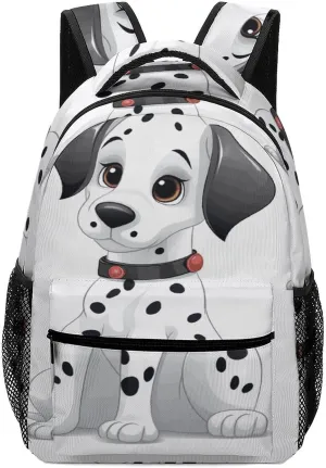Small Backpacks Personalized Cute Dalmatian Printing Travel Bag Lightweight Travel Backpack For Women Men