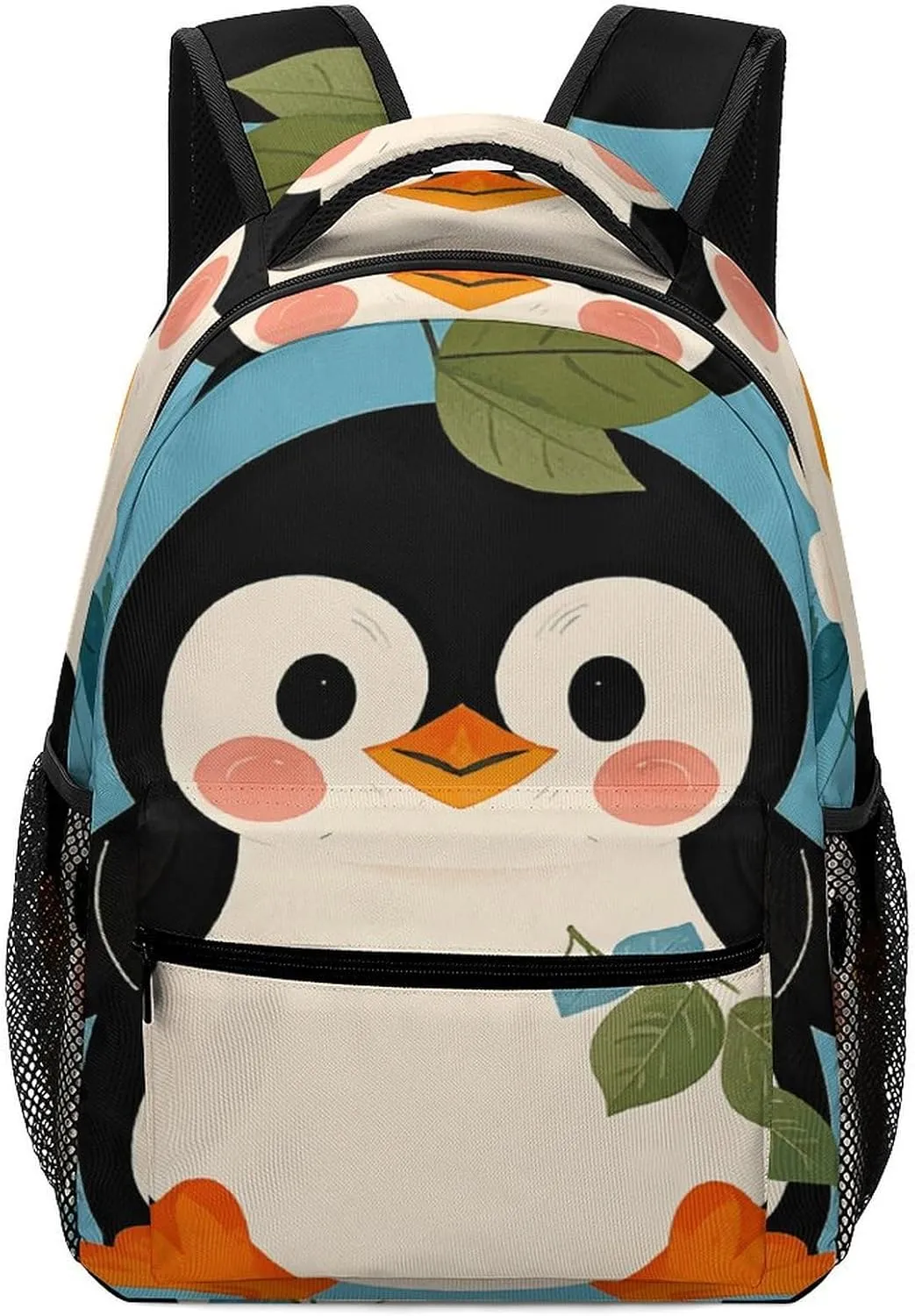 Small Backpacks Personalized Cute Penguin Print Printing Travel Bag Lightweight Travel Backpack For Women Men