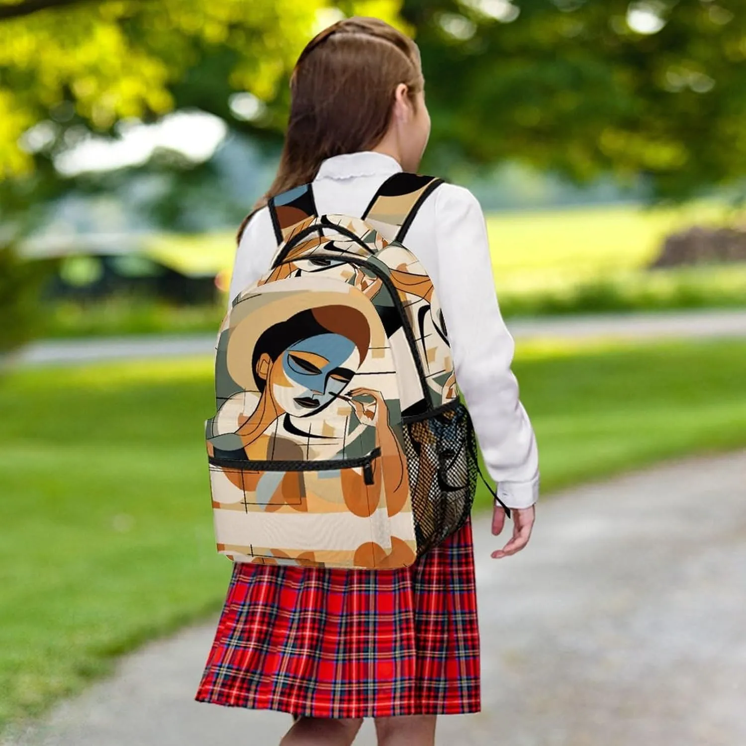 Small Backpacks Personalized Expressive Drawing Printing Travel Bag Lightweight Travel Backpack For Women Men