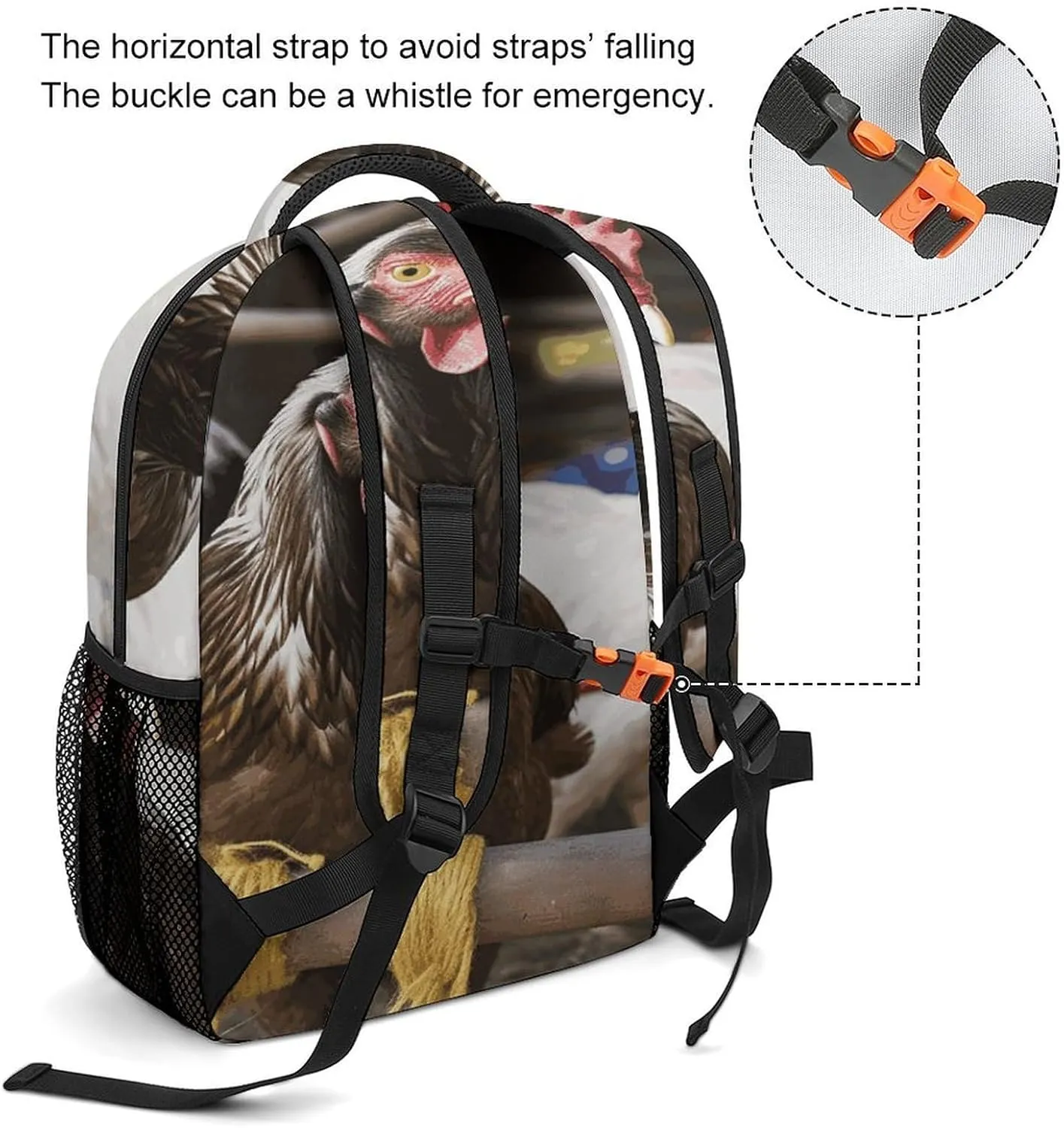 Small Backpacks Personalized Farm Animal Printing Travel Bag Lightweight Travel Backpack For Women Men