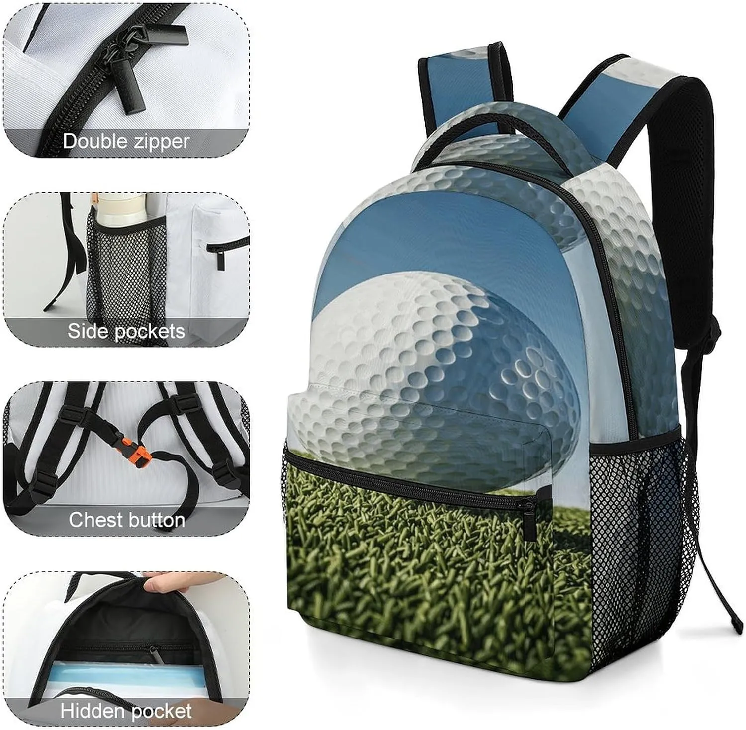 Small Backpacks Personalized Fitness Accessories Printing Travel Bag Lightweight Travel Backpack For Women Men
