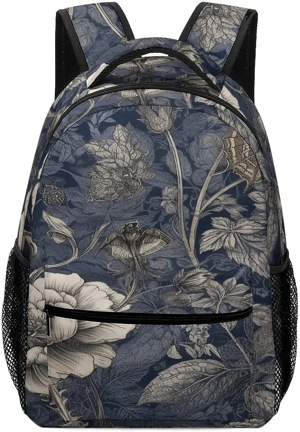 Small Backpacks Personalized Floral Print Printing Travel Bag Lightweight Travel Backpack For Women Men