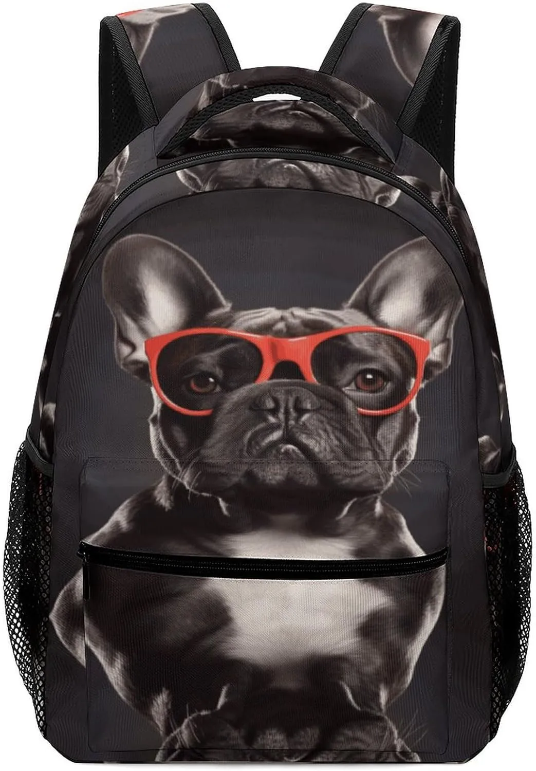 Small Backpacks Personalized French Bulldog Printing Travel Bag Lightweight Travel Backpack For Women Men