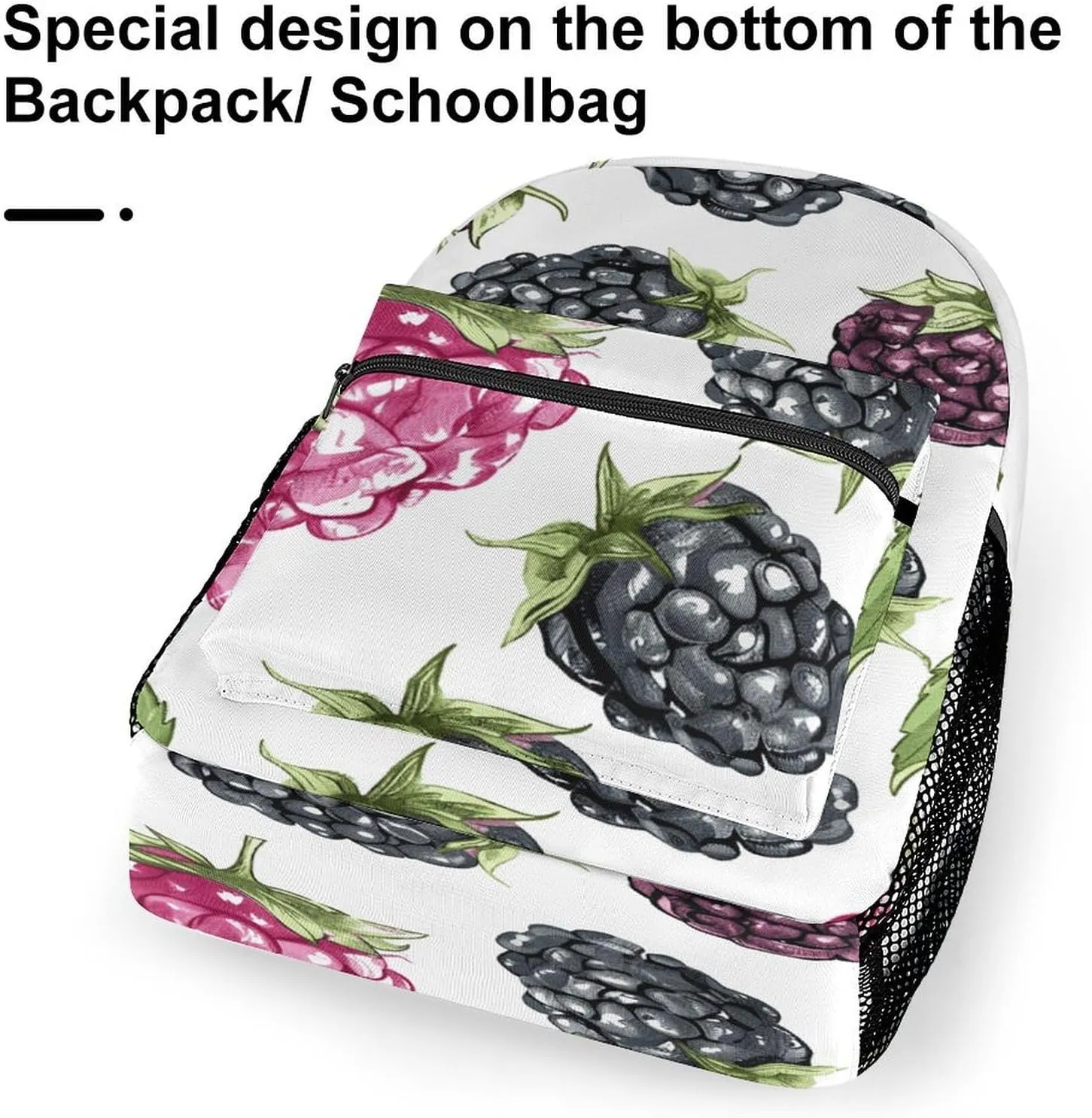 Small Backpacks Personalized Fruit Pattern Printing Travel Bag Lightweight Travel Backpack For Women Men