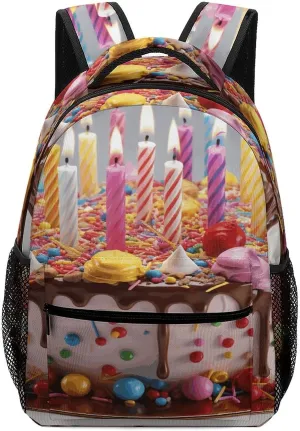 Small Backpacks Personalized Happy Birthday Beautiful Printing Travel Bag Lightweight Travel Backpack For Women Men