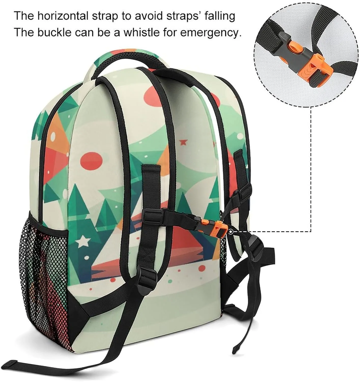 Small Backpacks Personalized Landscape Flat Simple Printing Travel Bag Lightweight Travel Backpack For Women Men