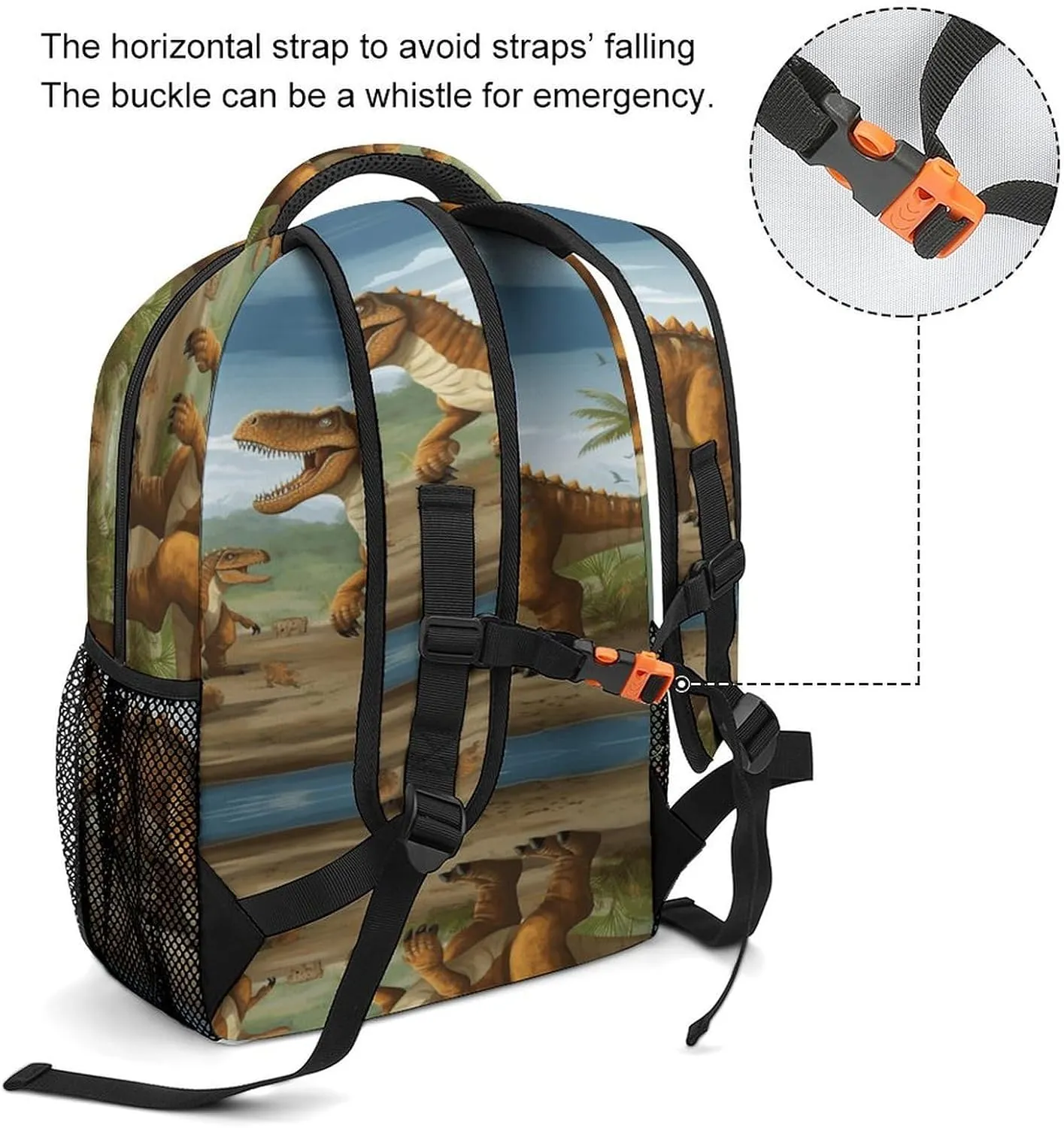 Small Backpacks Personalized Period Dinosaur Printing Travel Bag Lightweight Travel Backpack For Women Men
