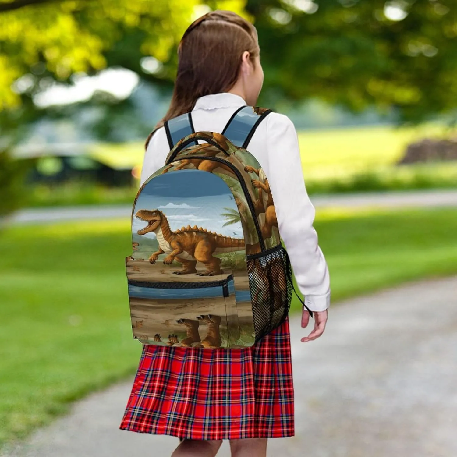 Small Backpacks Personalized Period Dinosaur Printing Travel Bag Lightweight Travel Backpack For Women Men
