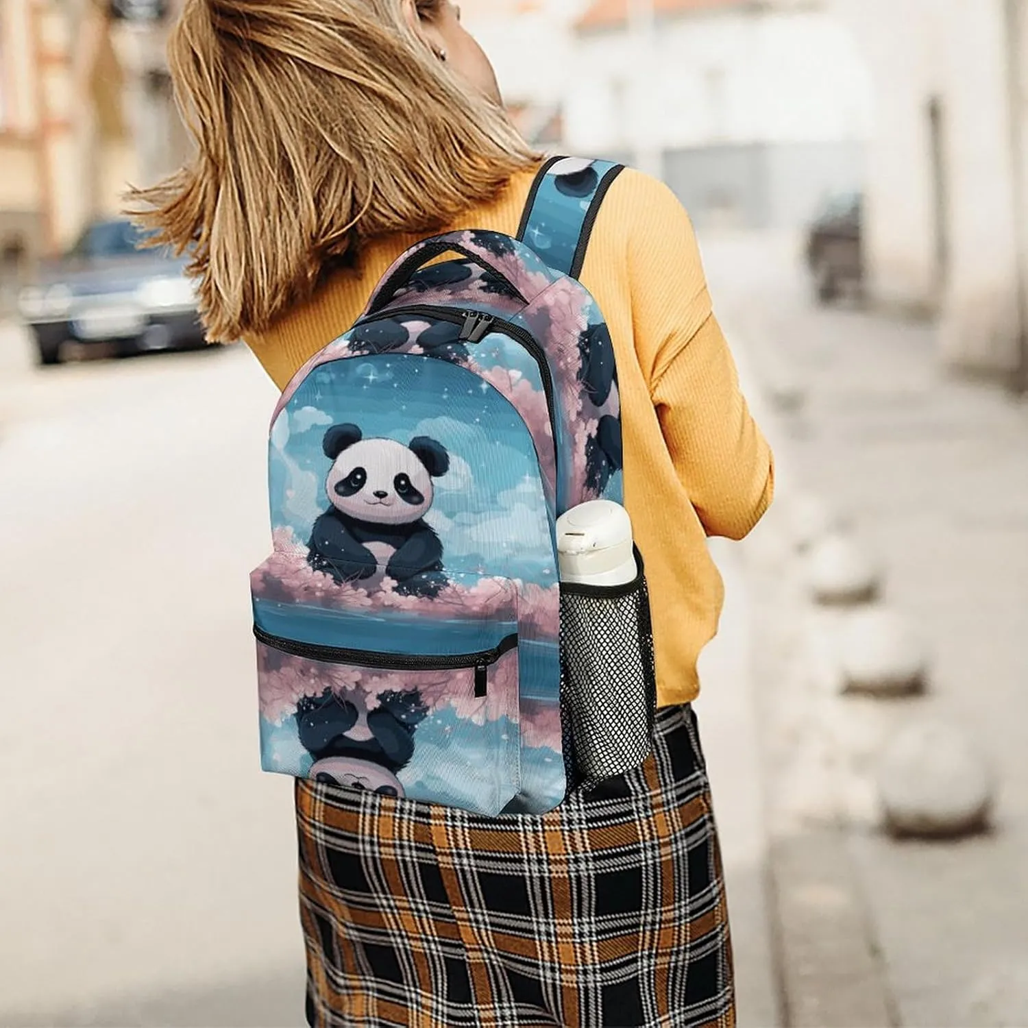 Small Backpacks Personalized Pink Iderophaga Printing Travel Bag Lightweight Travel Backpack For Women Men