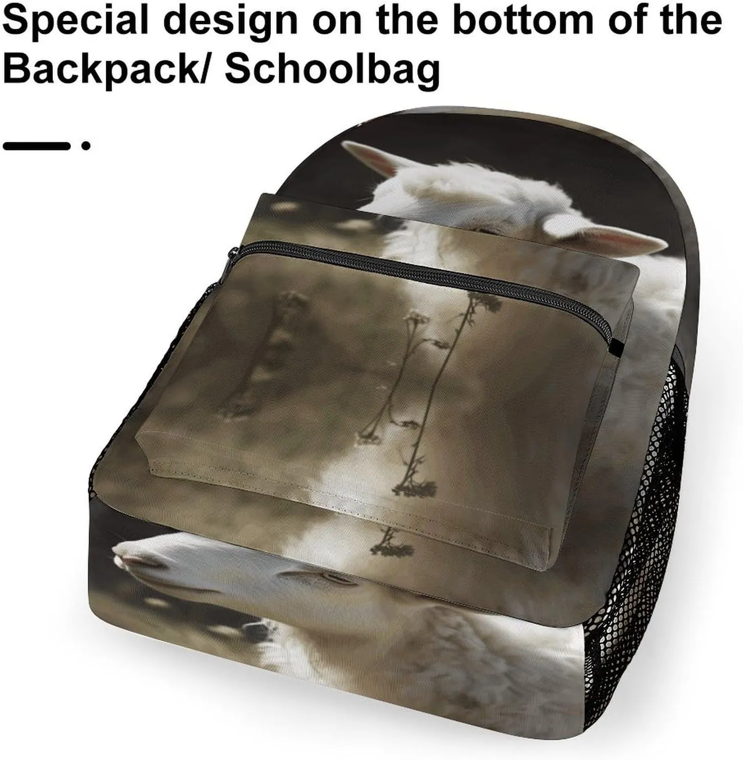 Small Backpacks Personalized Sheep Printing Travel Bag Lightweight Travel Backpack For Women Men