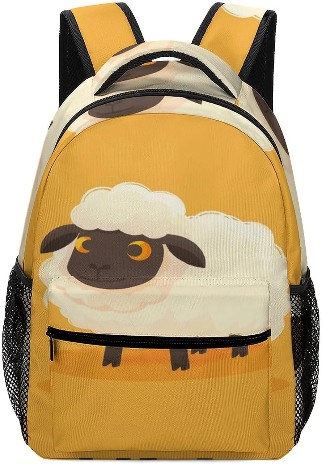 Small Backpacks Personalized Simple Cartoon Sheep Printing Travel Bag Lightweight Travel Backpack For Women Men