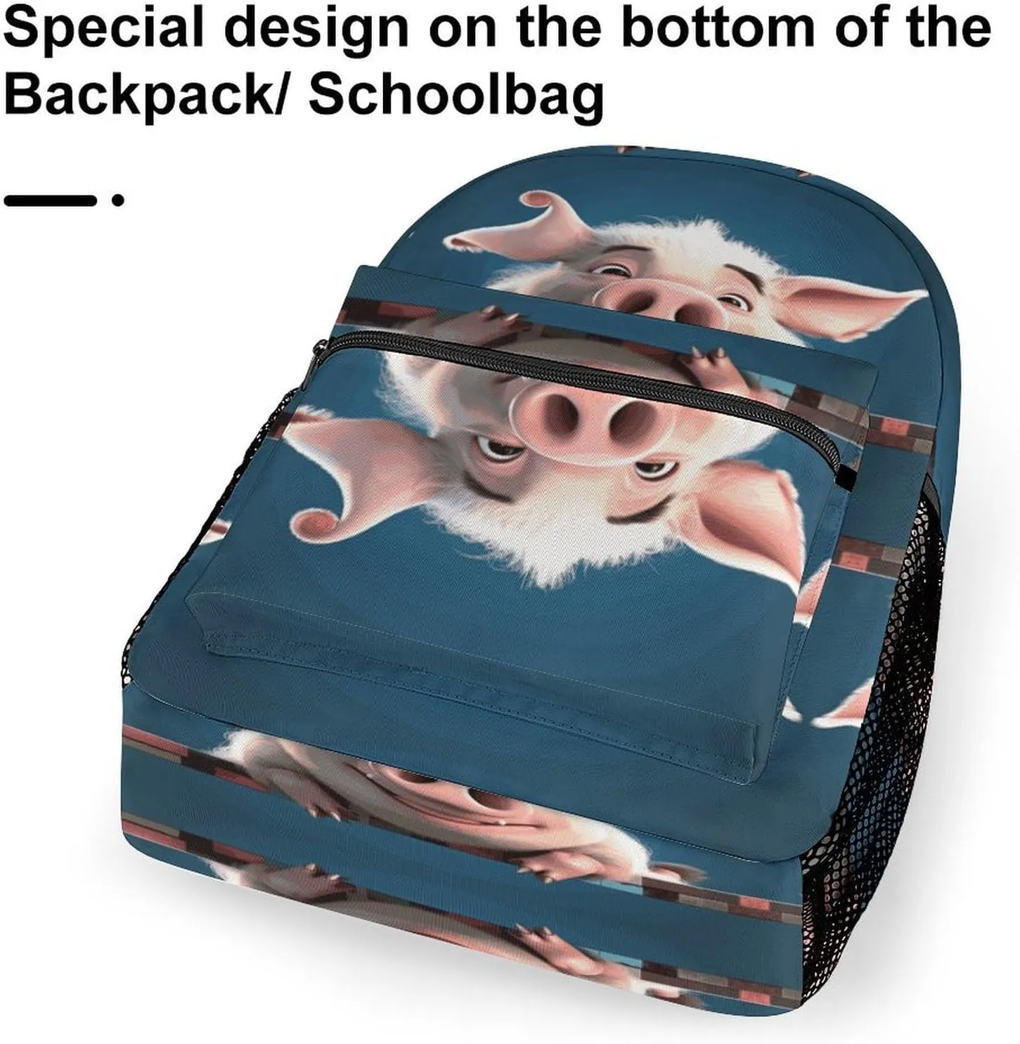 Small Backpacks Personalized Smiling Printing Travel Bag Lightweight Travel Backpack For Women Men