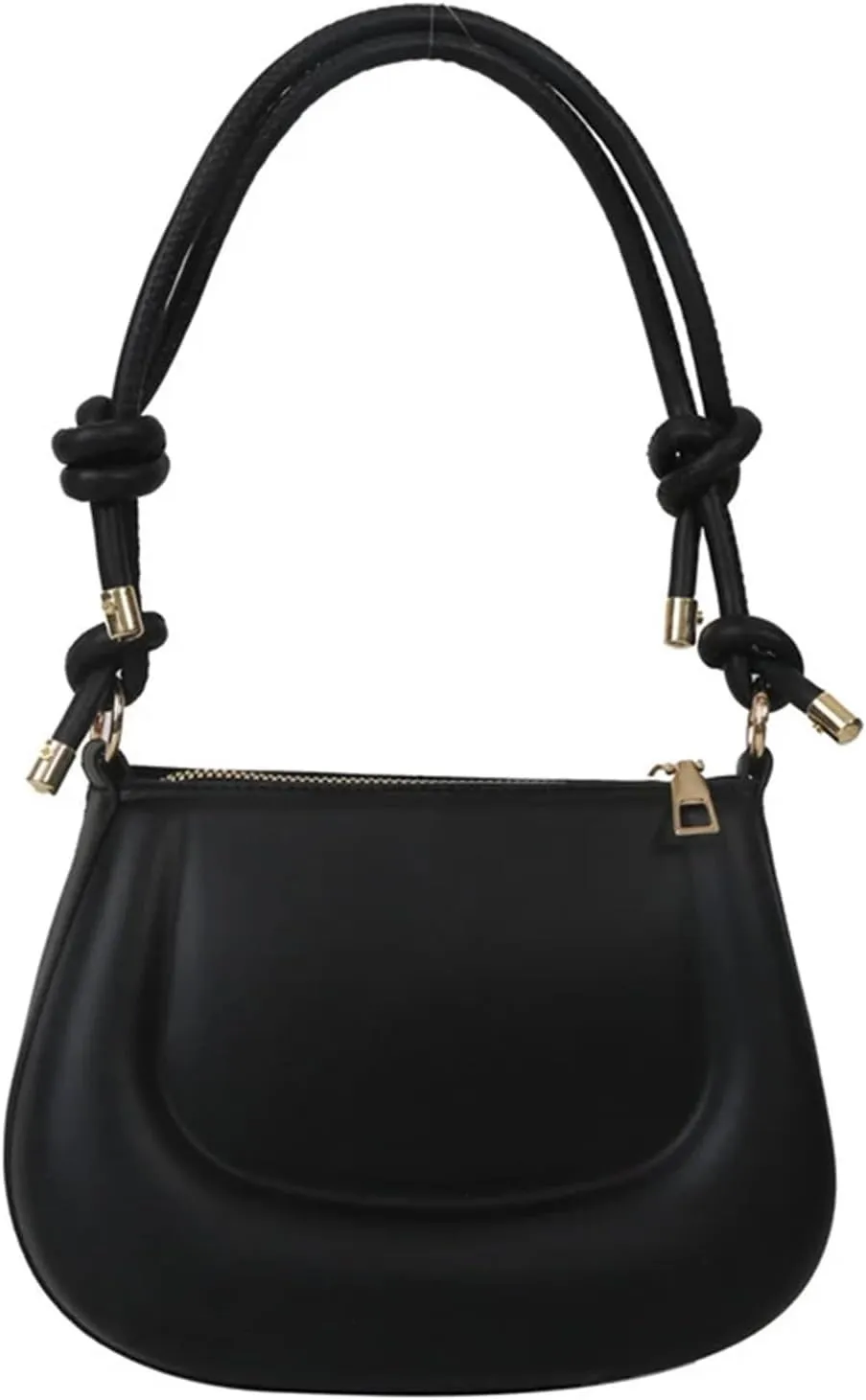 Soft Pu Ladies Leather Crossbody Bag Women Purple Underarm Bag Retro Solid Color Handbag Fashion