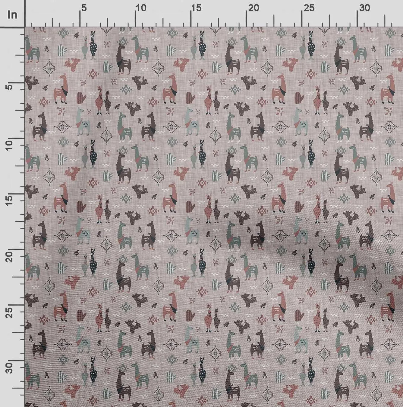Soimoi Heavyweight Cotton Canvas Fabric Material - 56 Inch Wide, Red - Animal Print, Ideal for Making Durable Tote Bags, Backpacks, Jackets, Upholstery, Cushions, Outdoor Furniture Covers, 1 Yard