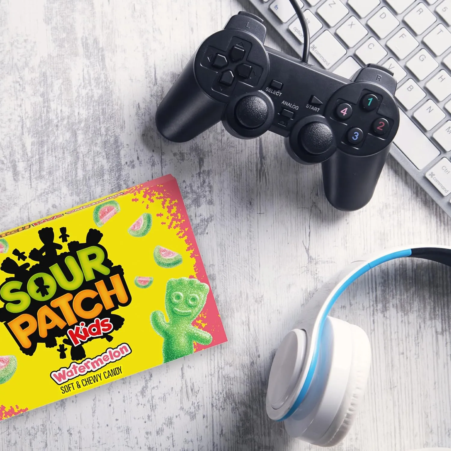 SOUR PATCH KIDS and SWEDISH FISH Soft & Chewy Candy Variety Pack, Bulk Candy, Mothers Day Candy, 15 Boxes