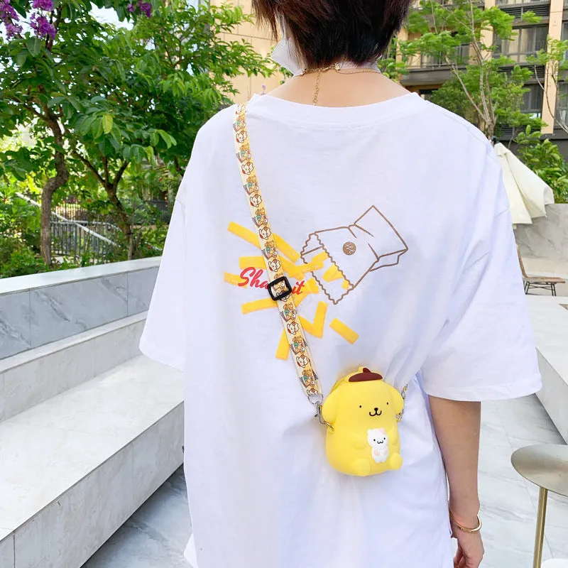 Stall Cartoon Silicone Soft Western Style Backpacks