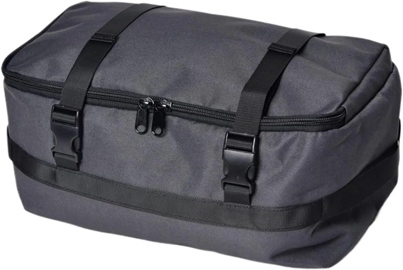 Storage Bag Camping Cyling Organizer Outdoor Hiking Picnic Bags Stove Carry Pack Portable Sorting Mounting Pouch(Gray)