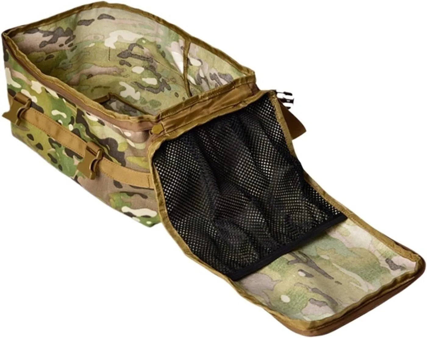 Storage Bag Camping Cyling Organizer Outdoor Hiking Picnic Bags Stove Carry Pack Portable Sorting Mounting Pouch(Gray)