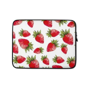 Strawberry Pattern Laptop Sleeve