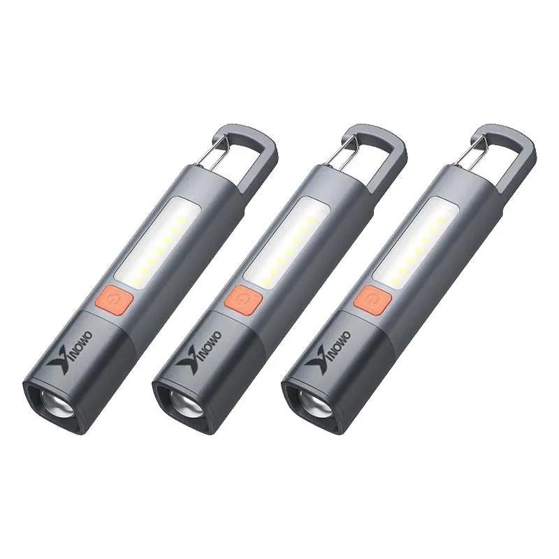 Strong Light Portable Flashlight with COB Side Light