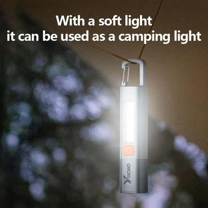 Strong Light Portable Flashlight with COB Side Light