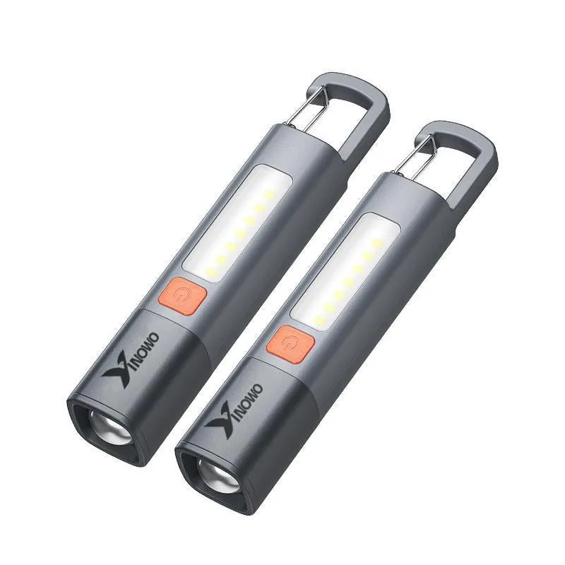 Strong Light Portable Flashlight with COB Side Light