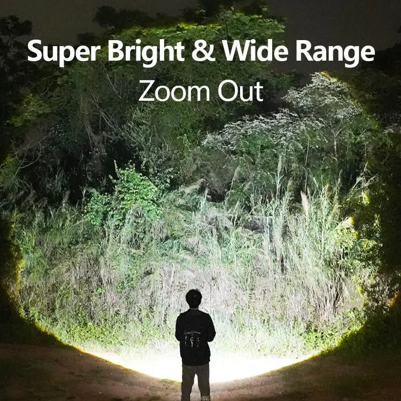 Strong Light Portable Flashlight with COB Side Light
