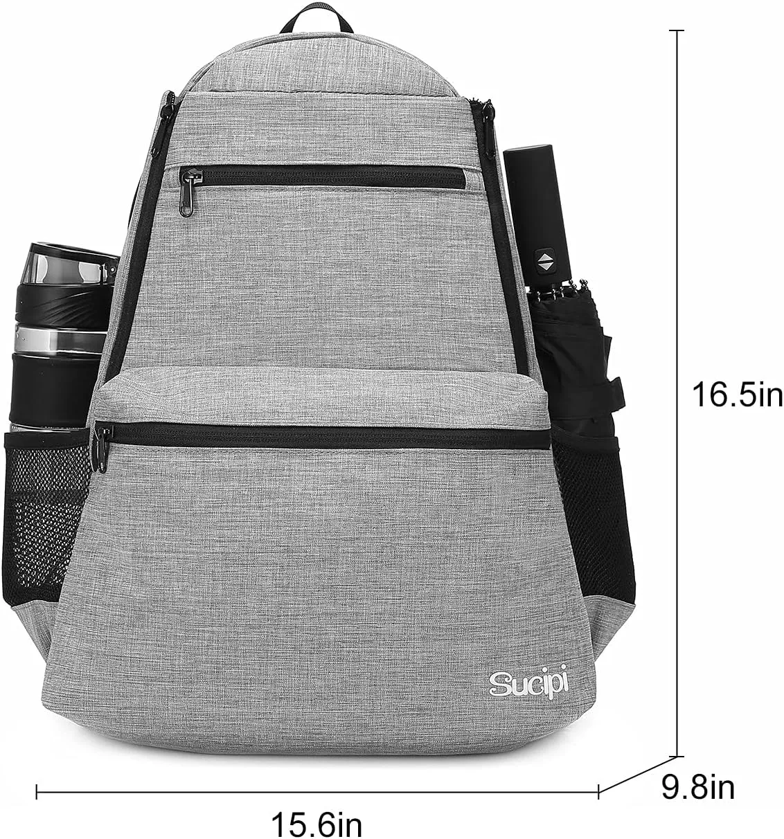 Sucipi Tennis Bag Professional Tennis Backpack for Men and Women Racket Bags Holds 2 Rackets with Ventilated Shoe Compartment