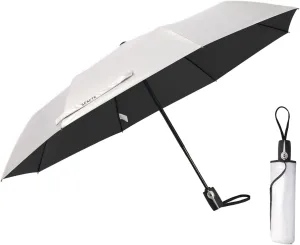 Sun Umbrella for Travel UPF 50  UV Protection 46 Inch Windproof Auto Open/Close, Sun Blocking & Rainproof Compact Umbrella for Men and Women