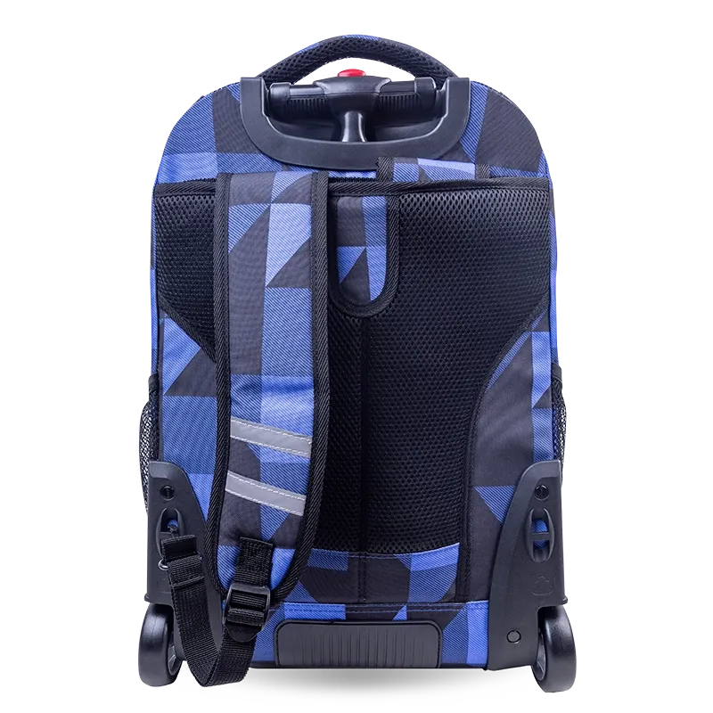 Sundance Laptop Rolling Backpack (20 Inch) in Block Navy