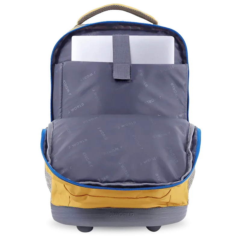 Sundance Laptop Rolling Backpack (20 Inch) in Kumquat