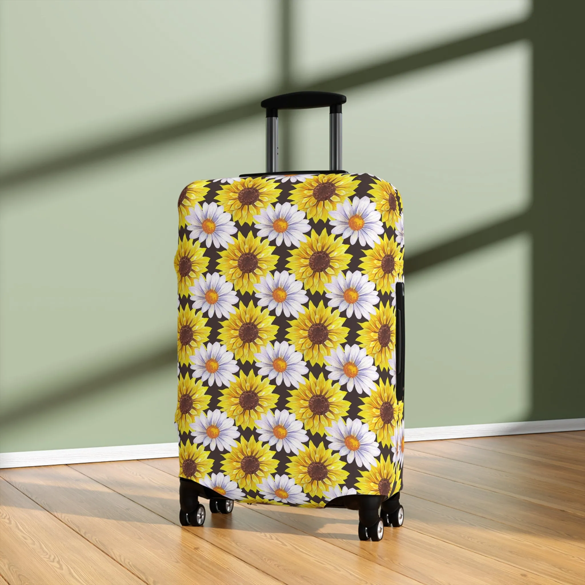 Sunflower Luggage Cover - Stylish Floral Suitcase Cover