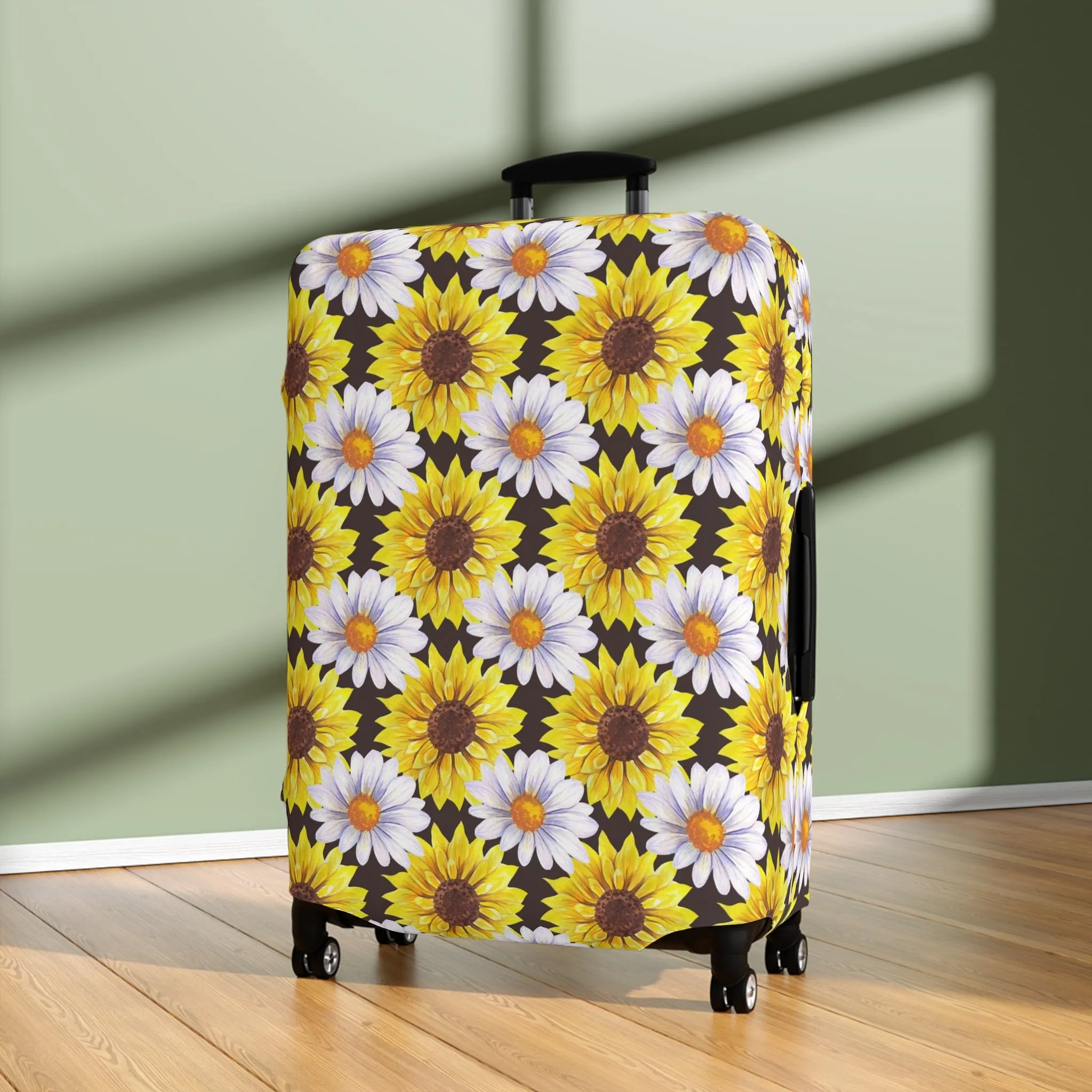 Sunflower Luggage Cover - Stylish Floral Suitcase Cover