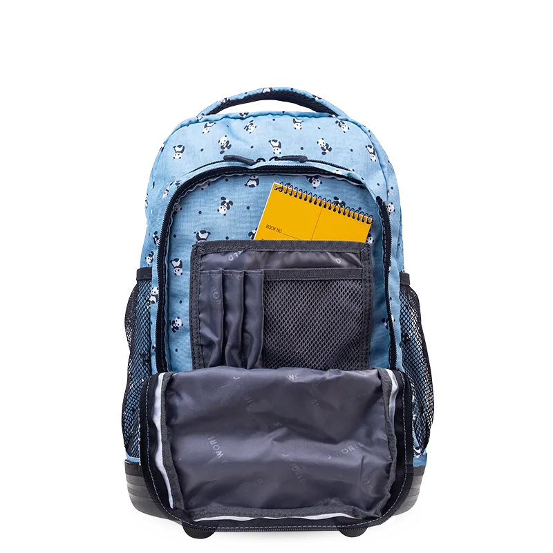 Sunny Rolling Backpack (17 Inch) in Panda