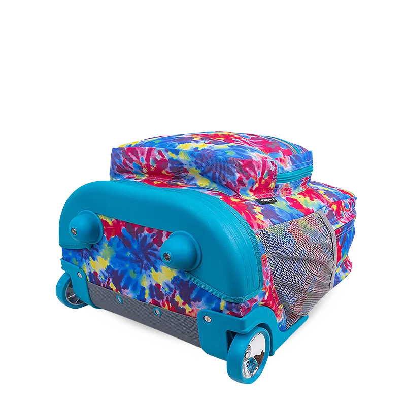 Sunrise Rolling Backpack (18 Inch) in Tie Dye