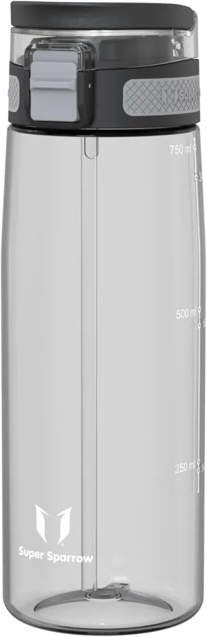 Super Sparrow Water Bottle - 17 Oz / 25 Oz / 32 Oz - TouchSip Straw Water Bottles - Non-Toxic BPA Free - Tritan Drink Bottle - For Work, Gym, Travel, Sports - Lightweight & Sustainable