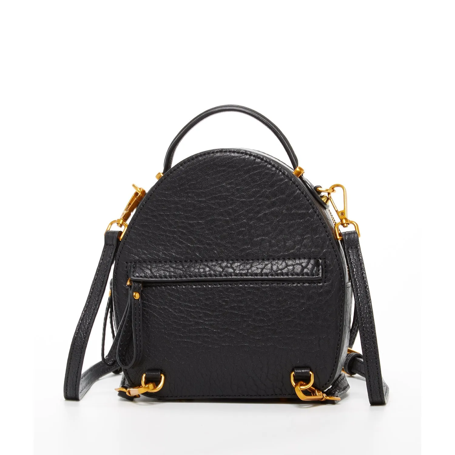 SUSU Amanda Black Convertible Backpack Shoulder Bag