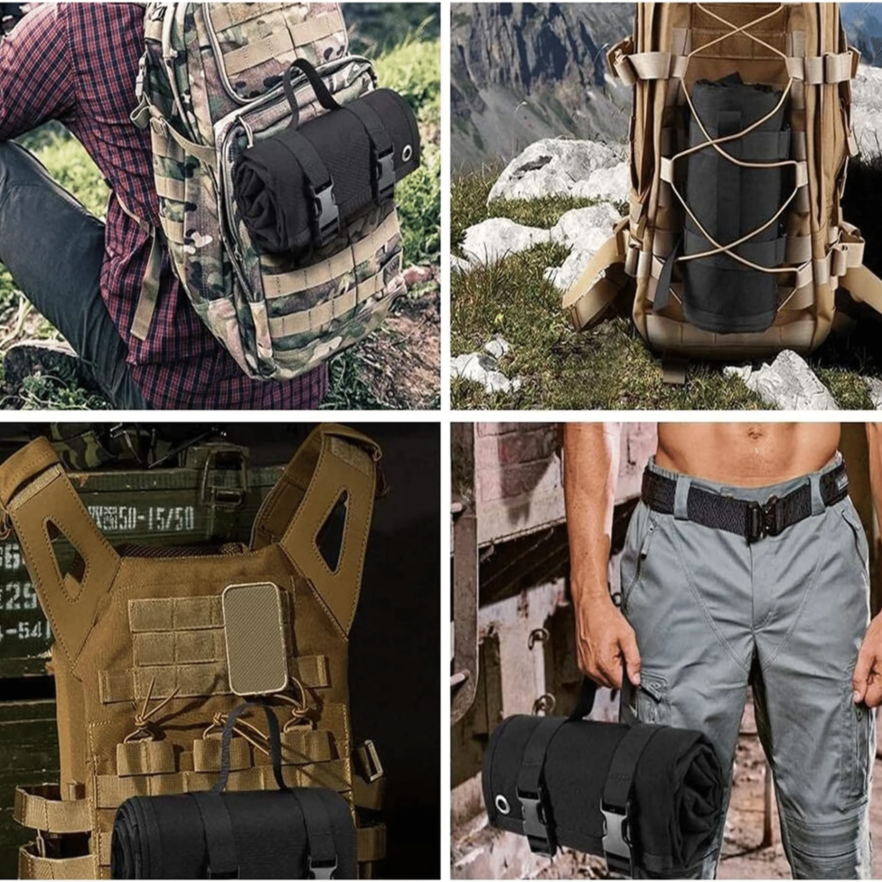 Tactical Shooting Mat Outdoor Shooting Gun Mat Non-Slip and Durable