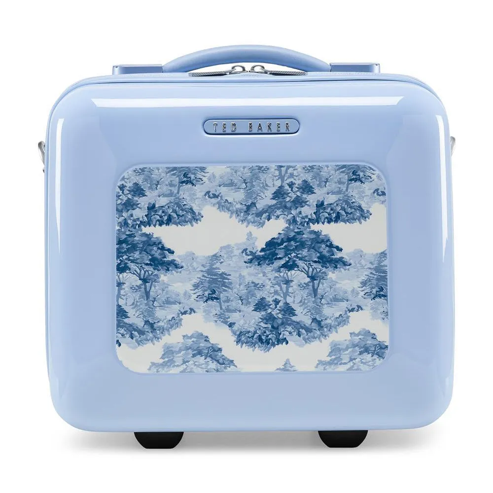 Ted Baker Take Flight Blue Landscape Cosmetic Case Vanity Blue
