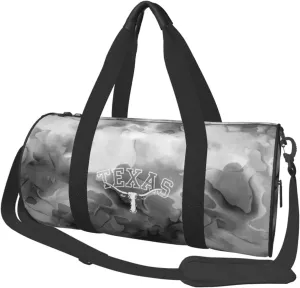 Texas Longhorn Lone Star State Texas Strong Travel Luggage Duffel Bag Sports Rolling Foldable Duffel Bag