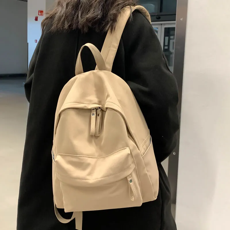 themeisles Basic Soft Color College Backpack