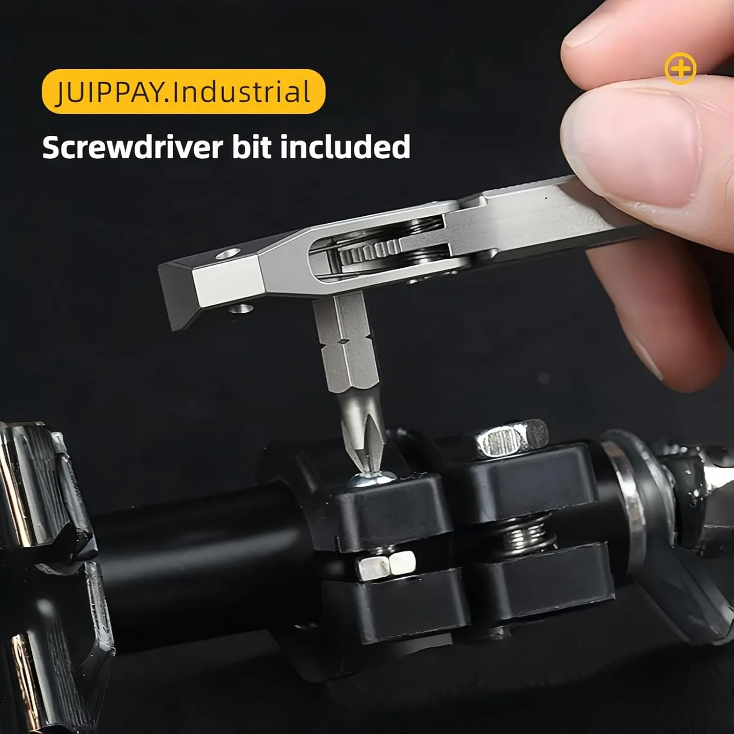 Titanium EDC pry bar, multifunctional tool, a collection of wrenches, pry bars, screwdrivers, nail drivers, bottle openers and other functions in a practical tool