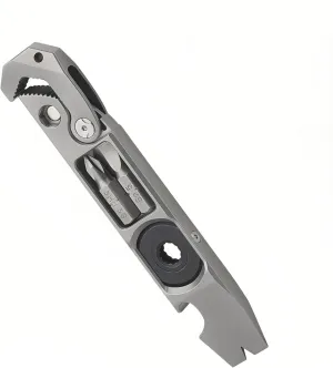 Titanium EDC pry bar, multifunctional tool, a collection of wrenches, pry bars, screwdrivers, nail drivers, bottle openers and other functions in a practical tool