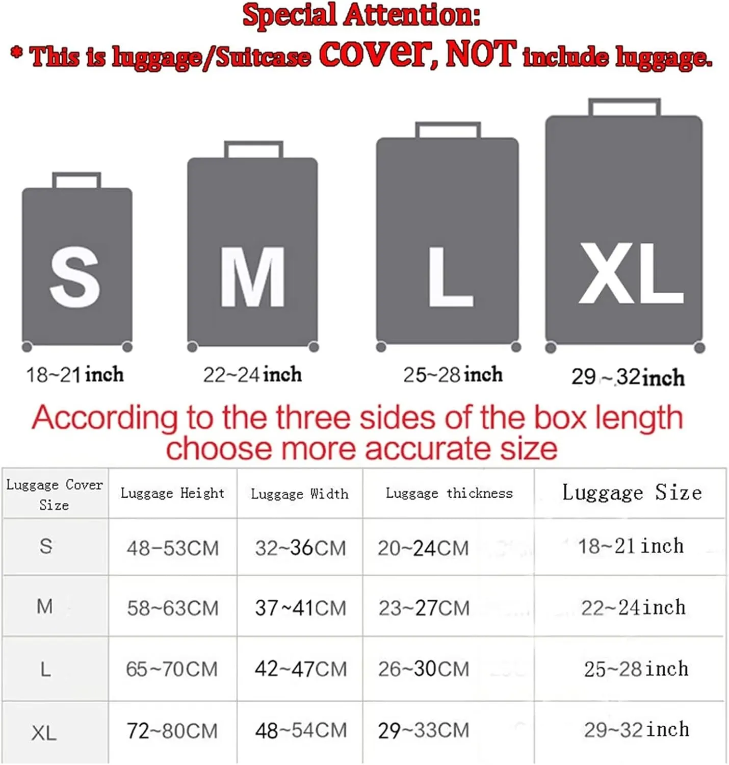 TODIYADDU American Flag Flowers Thick Elastic Luggage Protective Cover Fashion Trolley Case for Suitcase Cover Baggage Travel Bag Cases Fits for Kids & Adult Reusable Dust Cover for Luggage, M