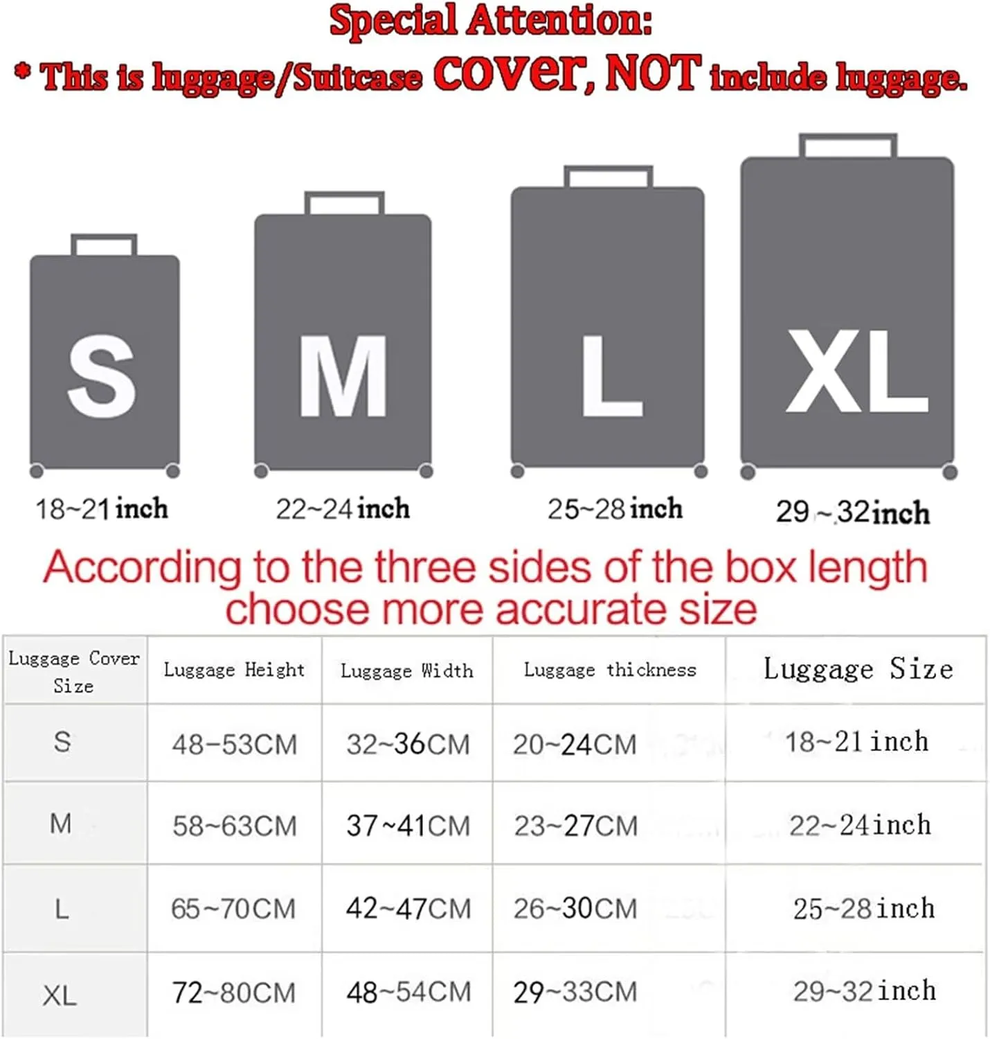 TODIYADDU Candy Heart Suitcase Cover Customized Design Your Name And Number Washable Resilient Travel Luggage Protector Suitable for Women Men Holiday Trips, L