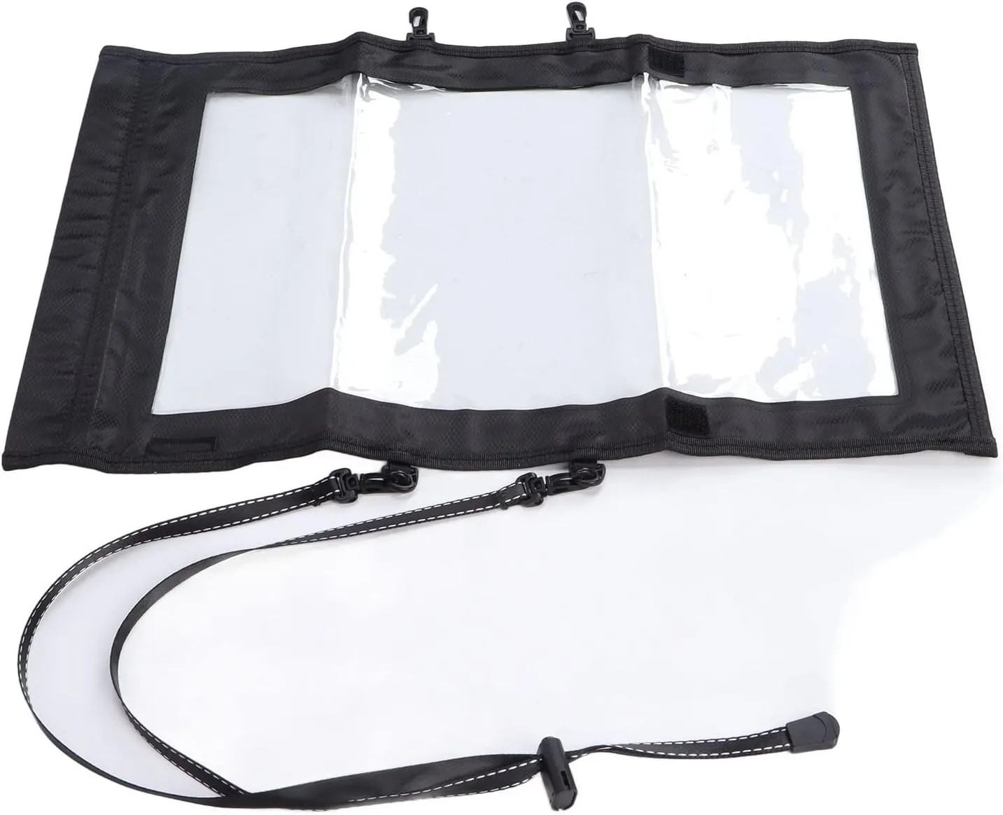 Transparent Map Storage Bag Water - Tested Folding Storage Pouch with Removable Waist Belt for Outdoor Hiking Camping Travel