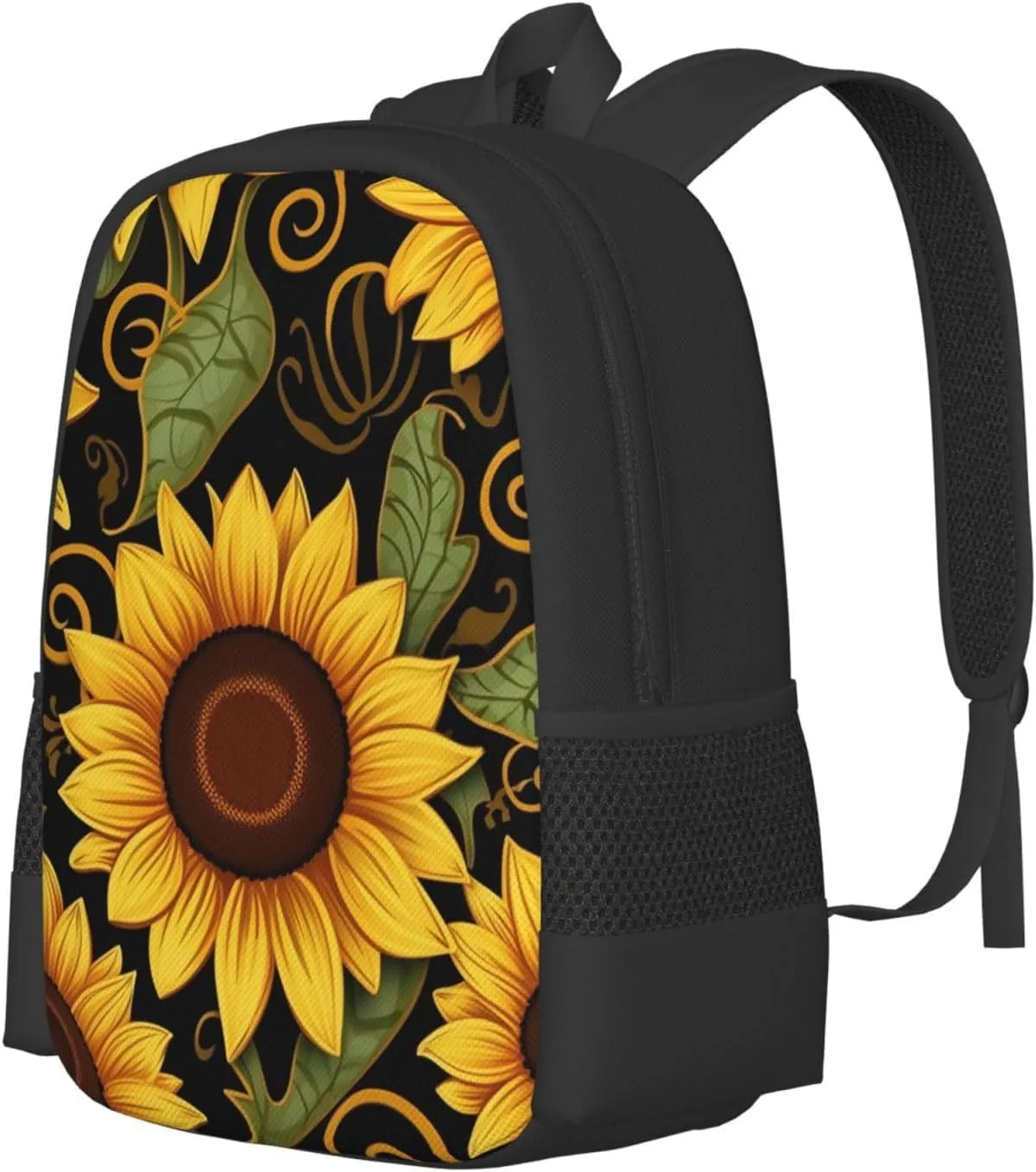 Travel Backpack for Women Men Laptop Backpack 15.6 Inch Computer Bag Beautiful sunflower Carry on Backpack