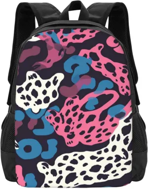 Travel Backpack for Women Men Laptop Backpack 15.6 Inch Computer Bag Blue panther Carry on Backpack