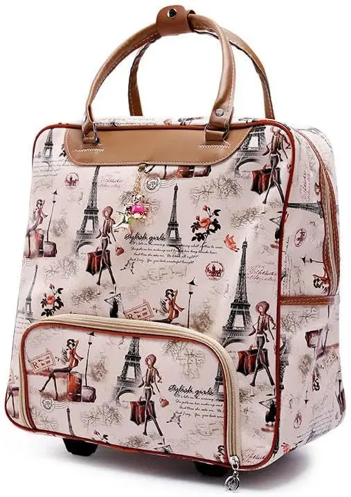 Travel Bag Women'S Travel Luggage Trolley Bag Wheeled Suitcase Business Boarding Bag Travel Trolley Luggage Bag-Style 10